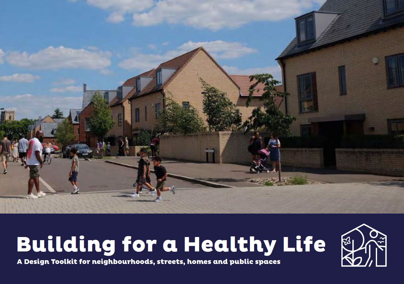 Cover photo of the Building for a Healthy Life toolkit 