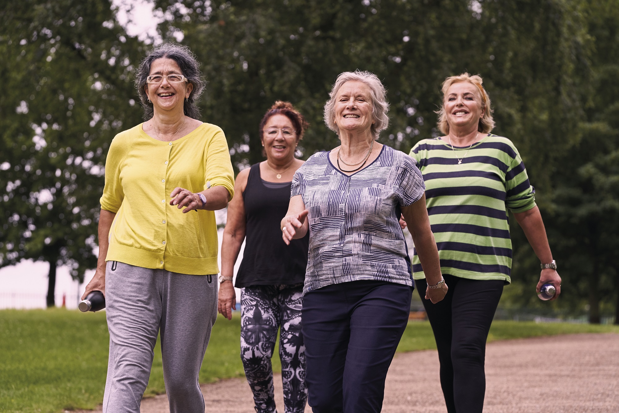 group of women walking