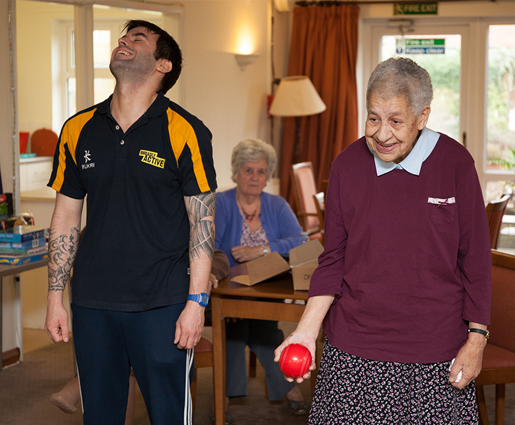 Adapting activities guides: Older people having fun