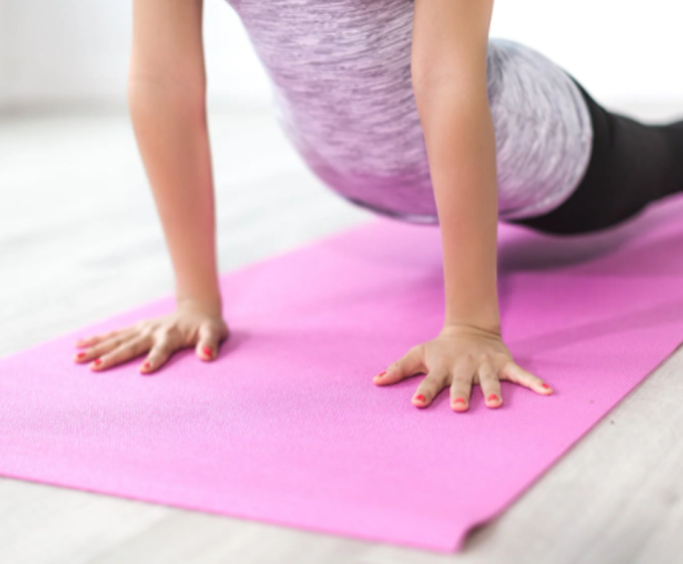 Woman doing yoga