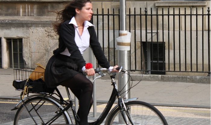 cycling woman
