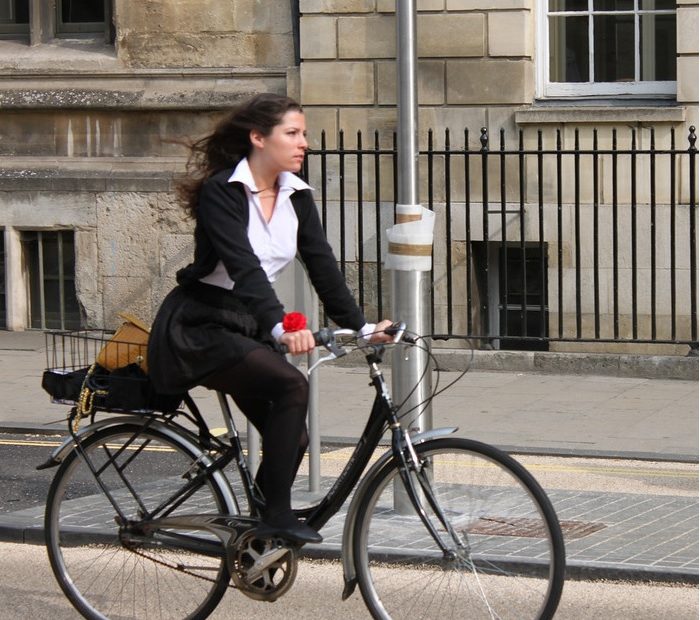 cycling woman