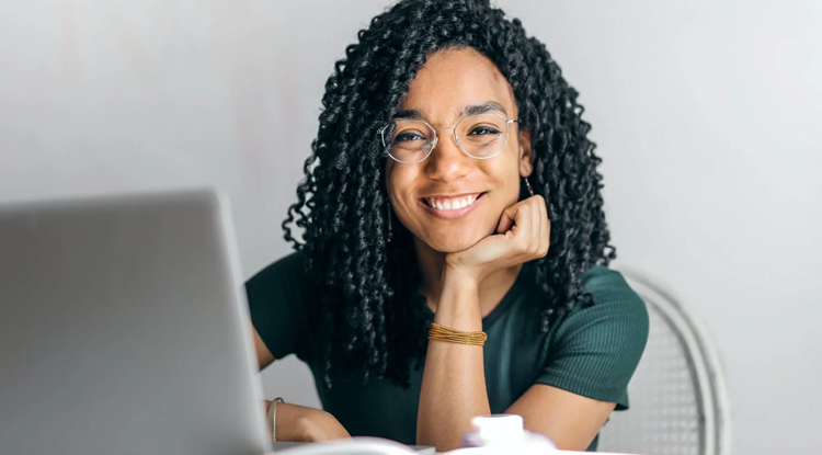 Smiling woman