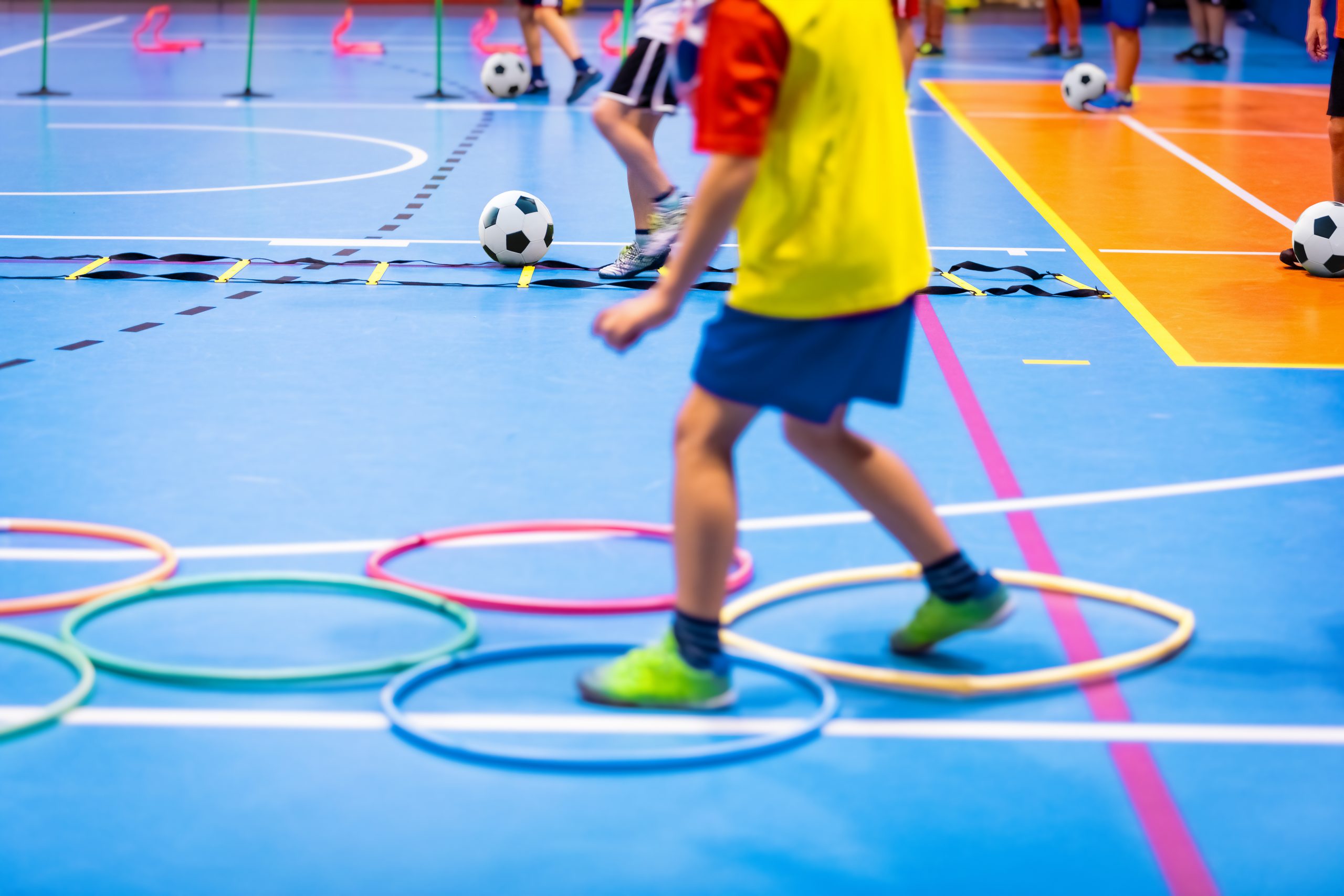 Indoor Class for Kids at School Sports Hall