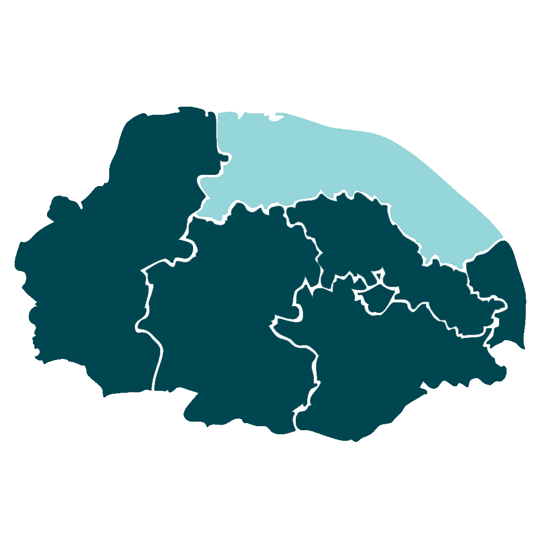 Map of North Norfolk